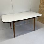 J`60 Uitschuif Tafel Formica Hout Eettafel thumbnail 4