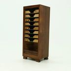 Art Deco Tambour Door Cabinet 1920s thumbnail 7