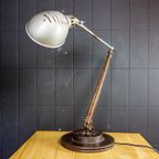 Dazor Draaibare Industriële Architecten Bureaulamp – Model 1103B-St thumbnail 8