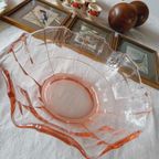 Roze Persglas Schaal Zakdoek Serveerschaal thumbnail 5