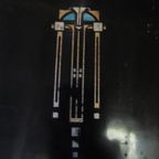 Antieke Ijzeren Art Deco Muziekstandaard, Tafelmodel thumbnail 3