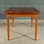 Midcentury Teakhouten Eetkamerset – Tafel – 4 Stoelen thumbnail 11