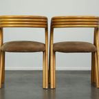 Set Van 4 Unieke Jaren ’70 Vintage Design Eetkamerstoelen Van Axel Enthoven Voor Rohé thumbnail 5