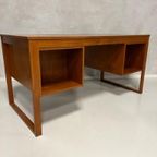 Pander Buro Teak Vintage Design Bureau Jaren 60 Teak Desk thumbnail 14