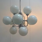 Large Atomic 12 Globe Chandelier. thumbnail 3