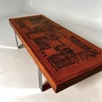 Vintage Brutalistische Salontafel thumbnail 4