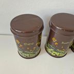 Brabantia Koffie Thee Suiker Blikken Vintage Retro thumbnail 4