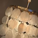 Opaline Capiz Parelmoer Goud Frame Schelp Hanglampen Meerdere Beschikbaar thumbnail 15