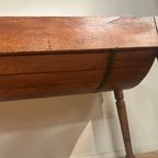 Antieke Petrin Tafel In Eikenhout Circa 1850 thumbnail 15