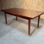 Scandinavische Vintage Uitschuifbare Eettafel Uit 1960 thumbnail 5