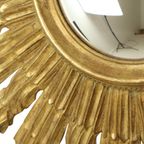 Grote Houten Zonnespiegel Sunburst Butler Xl Spiegel Goud 70Cm thumbnail 13