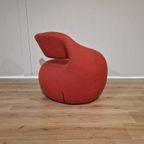 Leolux Gisa Draaifauteuil - Rood - Stof - Design - Zgan thumbnail 4