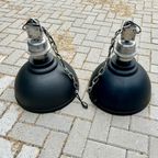 2x Zwarte Industriële Hanglamp thumbnail 10
