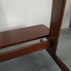 Vintage Houten Plantentafel Trolley Op Wieltjes (Twee Laags) thumbnail 16