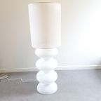 Xxl Vintage Lamp Vloerlamp Glazen Vaaslamp Jaren 70 thumbnail 6