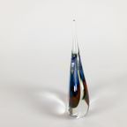 Leerdam Glas - Paperweight - Druppel - Gekleurd Glas - 2000 thumbnail 6