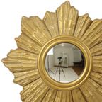 Gouden Zonnespiegel Gips Sunburst Spiegel Convex 48Cm thumbnail 3