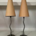 Zeldzame Vintage Ikea Antimon Squiggle Lamp thumbnail 4