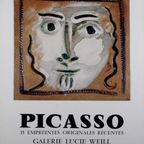 Originele Poster Picasso 1970 | Galerie Lucie Weill thumbnail 2