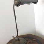 Leuke Vintage Metalen Bureaulamp Metaal Messing  Kleur thumbnail 10