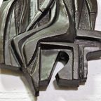 Keramiek Wandsculptuur Paul Vermeire, 1960S thumbnail 11