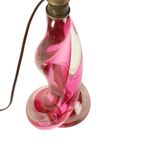 Roze Kristallen Tafellamp Val Saint Lambert Swirl Sixties thumbnail 11