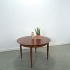 Vintage Design Uitschuifbare Palissander Lübke Ronde Tafel thumbnail 17