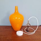 Pompei Hanglamp In Oranje Opaline, Jo Hammerborg, 1960 thumbnail 11