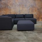 Zgan! Minotti Braque Design Elementen Hoekbank Grijze Stof thumbnail 9