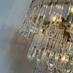 2 Beschikbaar! Vintage Kristallen Murano Geblazen Kroonluchters Hanglampen Art Deco Stijl ! thumbnail 4