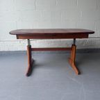 Vintage Eettafel Teak Uitschuifbaar thumbnail 9