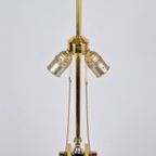 Vintage Tafellamp Willy Daro Regency Messing Chroom '80 Lamp thumbnail 8