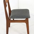 Set 4 Findahl Vintage Eetkamerstoelen Stoelen Gestoffeerd Deens thumbnail 9