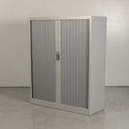 Roldeurkast Officenow - Aluminium - 145 X 120 Cm - Incl. 3 Legborden thumbnail 2