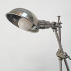 Zilverkleurige Vintage Bocx Tafellamp, 1980’S thumbnail 12