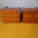 Set Vintage Design Nachtkastjes, Meurop, Pierre Guariche thumbnail 4