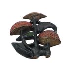 Perignem Paddenstoel Elisabeth Vandeweghe Keramische Wandsculptuur Jaren 60 thumbnail 5