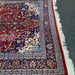 Perzisch Tabriz Vloerkleed Wol Handgeknoopt 253X368Cm - Vintage Tapijt - Rood Blauw Wit