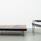 Salontafel Met Mozaïek In Hout thumbnail 3