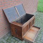 Antieke Eiken Kist thumbnail 6
