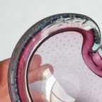 Purple Murano Bubble Glass Trinket Bowl, 1960S thumbnail 12