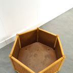 Rotan Bamboe Plantenbak Op Wielen, Bloempot thumbnail 5