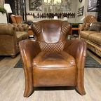 Saddle Chair / Zadel Fauteuil Vintage Cognac Leer Eyecatcher thumbnail 3