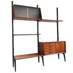 Mid-century Louis Van Teeffelen Wébé Wandmeubel Deens Design 1950’s thumbnail 5