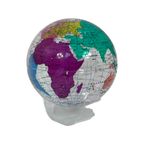 Spherical Concepts - 1990’S- German Made - Acrylic See Through Globe On Mount thumbnail 3