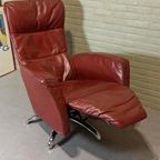 Vintage Leren Recliner Fauteuil thumbnail 6