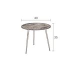 DUTCHBONE Pepper Bijzettafel Zwart S thumbnail 8