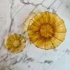 Glazen Gebald-Set Art-Deco Amber Kleurig: Josef Inwald thumbnail 5