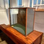 Vintage Mini Etalage / Vitrine / Glazen 'bak' thumbnail 9