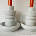 Upcycle Kandelaars. Porceleinen Kandelaars. Zware Kaarsenkandelaars.  | Kerst thumbnail 2